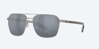 Costa Del Mar Wader - Brushed Gunmetal - Gray Silver Mirror Polarized Polycarbonate (580P)