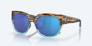 Costa Del Mar Waterwoman - Shiny Wahoo - Blue Mirror Polarized Glass (580G)
