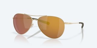 Costa Del Mar Piper - Brushed Gold - Gold Mirror Polarized Glass (580G)