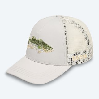 Costa Del Mar Bass Stitched Trucker - Cool Grey