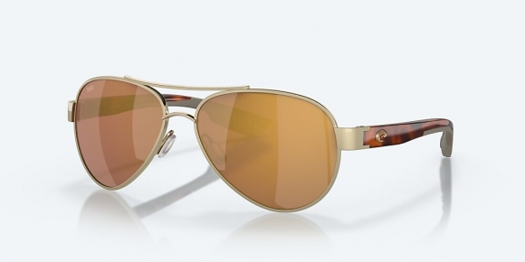 Costa Del Mar Loreto - Brushed Gold - Gold Mirror Polarized Glass (580G)