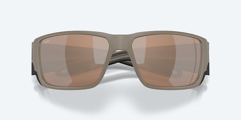 Costa Del Mar Blackfin PRO - Matte Sand - Copper Silver Mirror Polarized Glass (580G)