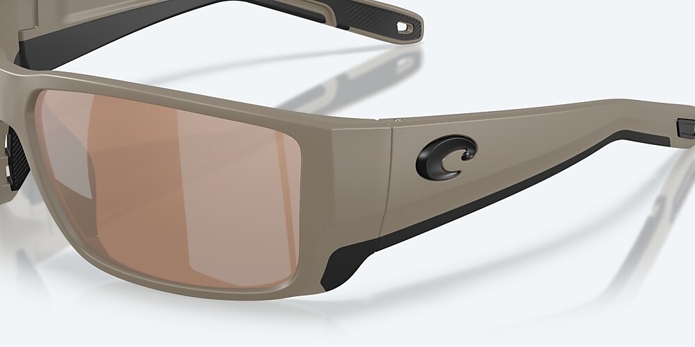 Costa Del Mar Blackfin PRO - Matte Sand - Copper Silver Mirror Polarized Glass (580G)