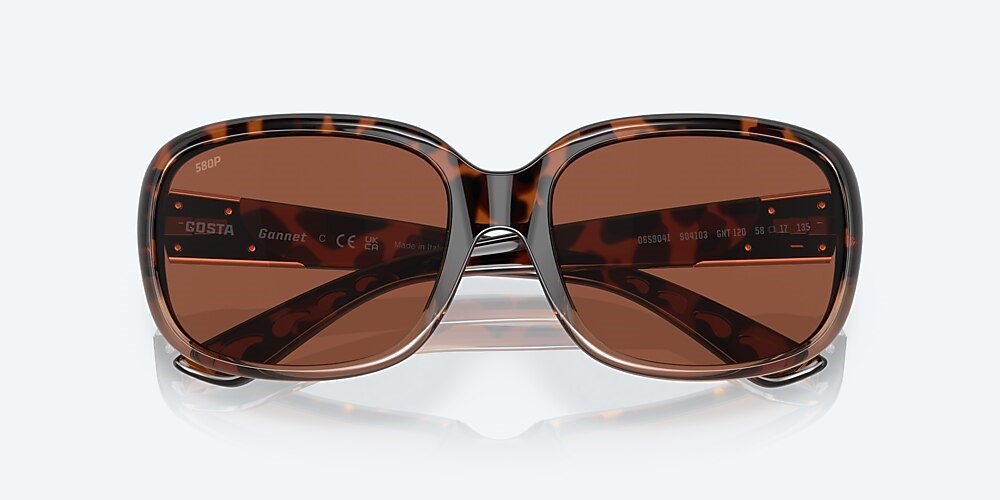 Costa Del Mar Gannet - Shiny Tortoise Fade - Copper Polarized Polycarbonate (580P)