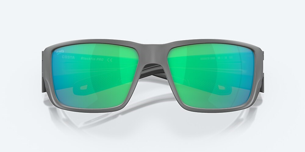 Costa Del Mar Blackfin PRO - Matte Gray - Green Mirror Polarized Glass (580G)