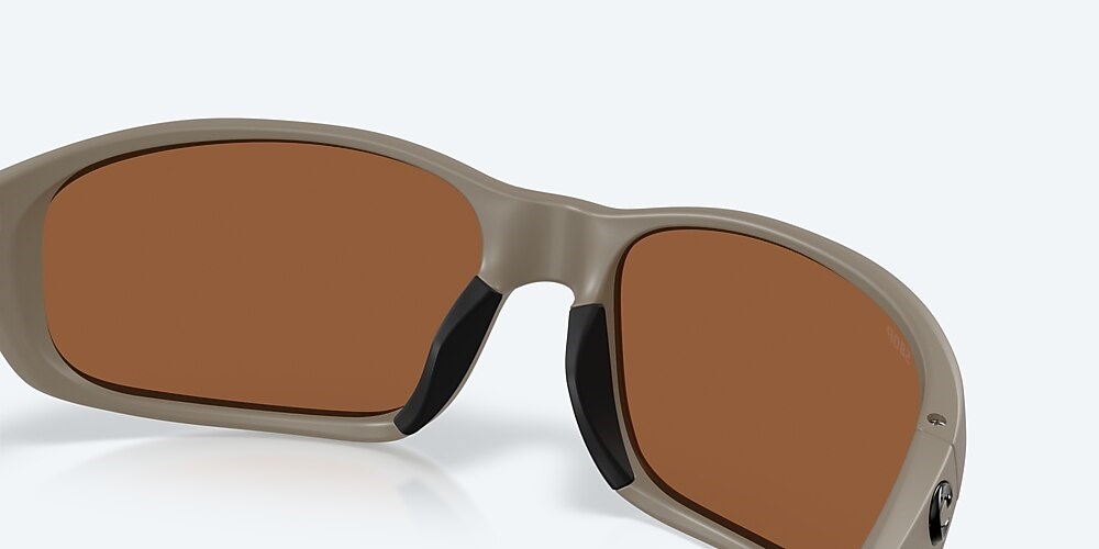 Costa Del Mar Brine II - Matte Sand - Copper Silver Mirror Polarized Glass (580G)
