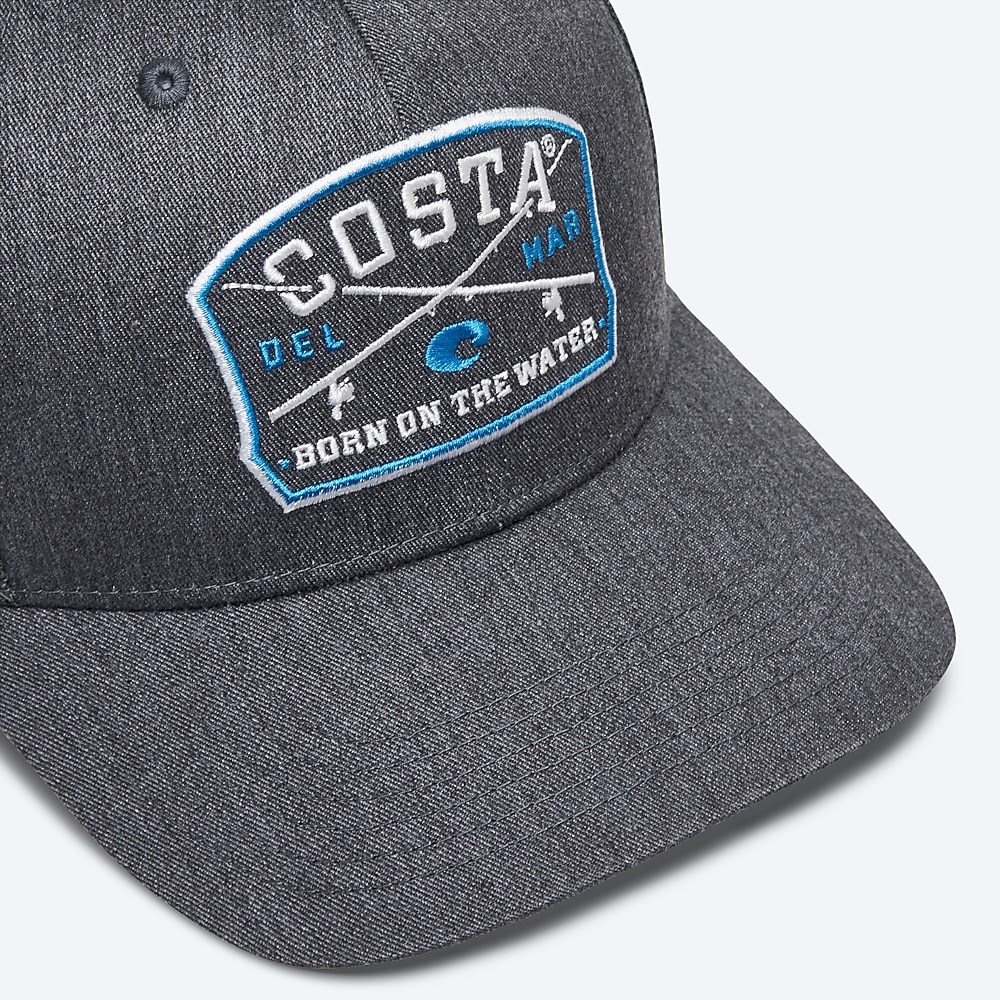 Costa Del Mar Spinners Trucker - Black Heather