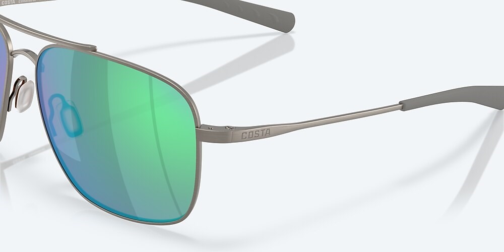 Costa Del Mar Canaveral - Brushed Gunmetal - Green Mirror Polarized Glass (580G)