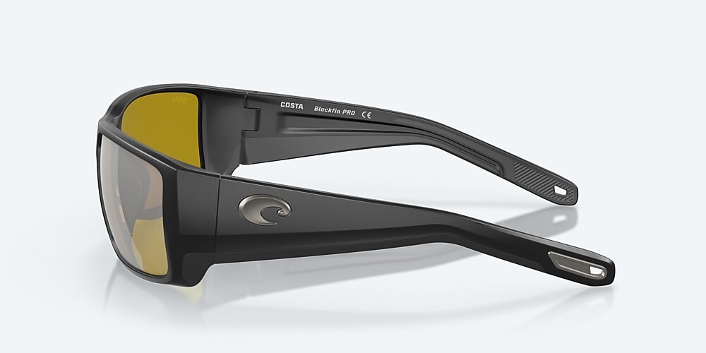Costa Del Mar Blackfin PRO - Matte Black - Sunrise Silver Mirror Polarized Glass (580G)