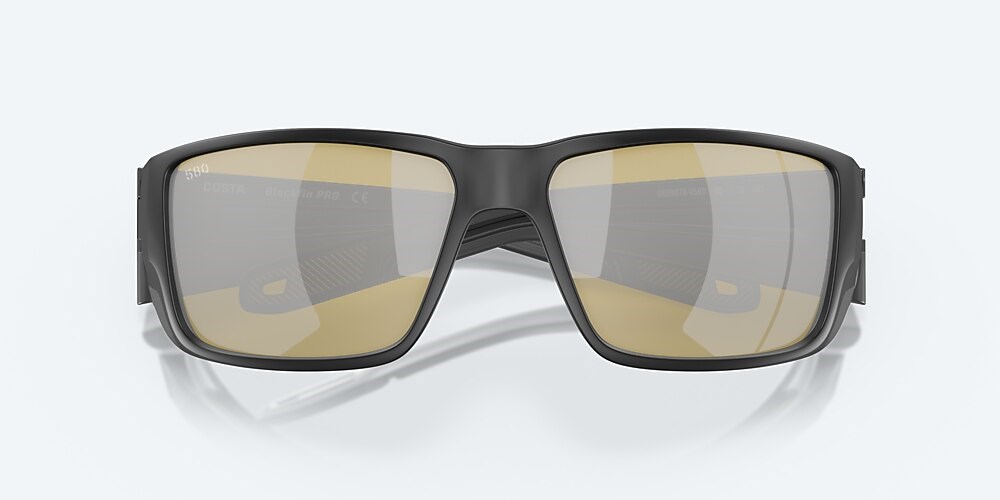 Costa Del Mar Blackfin PRO - Matte Black - Sunrise Silver Mirror Polarized Glass (580G)
