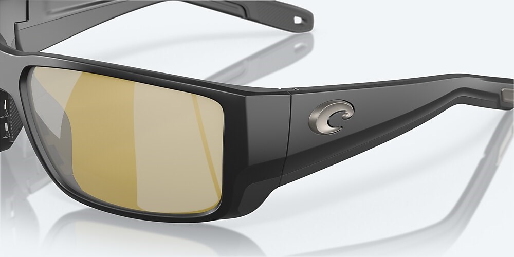 Costa Del Mar Blackfin PRO - Matte Black - Sunrise Silver Mirror Polarized Glass (580G)