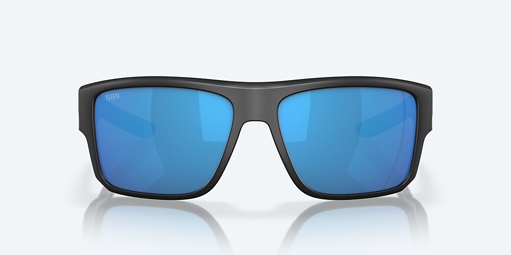 Costa Del Mar Taxman - Matte Black - Blue Mirror Polarized Glass (580G)
