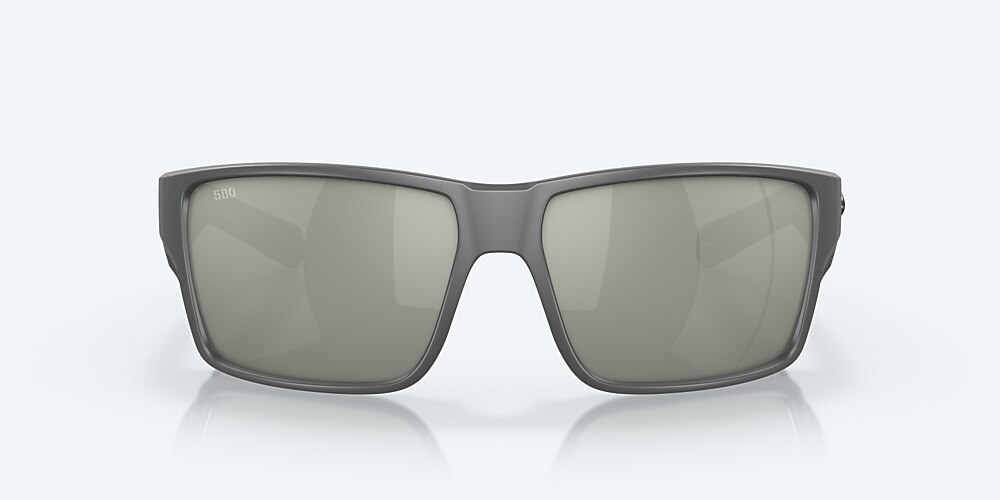 Costa Del Mar Reefton PRO - Matte Gray - Gray Silver Mirror Polarized Glass (580G)