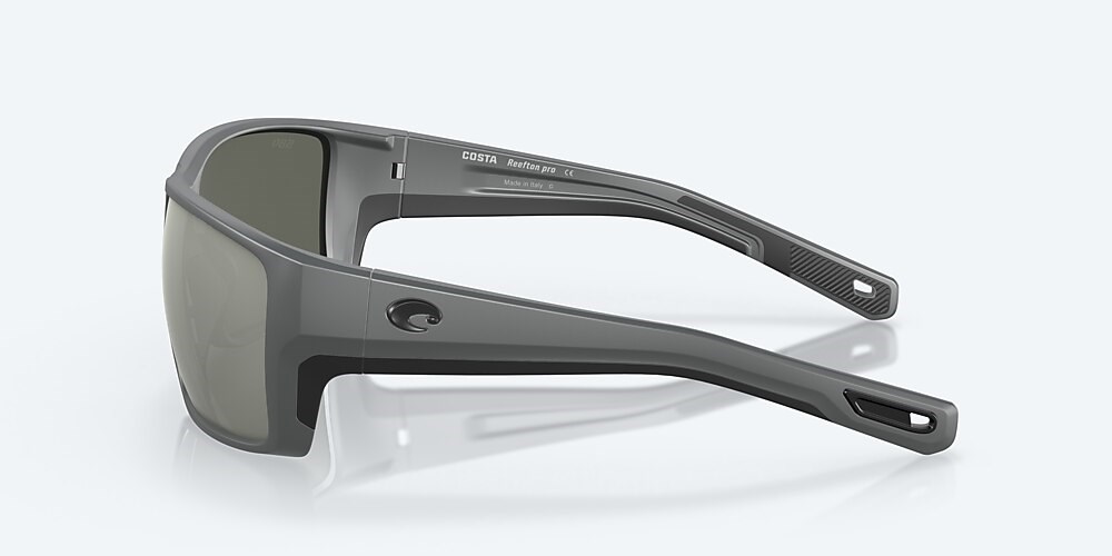 Costa Del Mar Reefton PRO - Matte Gray - Gray Silver Mirror Polarized Glass (580G)