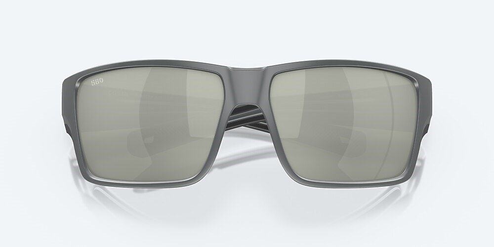 Costa Del Mar Reefton PRO - Matte Gray - Gray Silver Mirror Polarized Glass (580G)