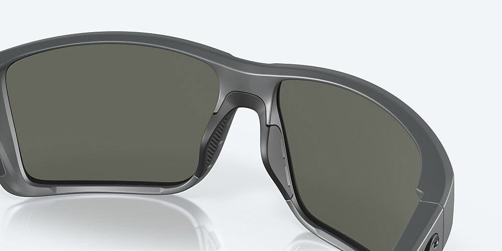 Costa Del Mar Reefton PRO - Matte Gray - Gray Silver Mirror Polarized Glass (580G)