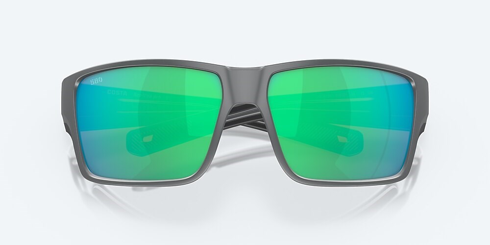Costa Del Mar Reefton PRO - Matte Gray - Green Mirror Polarized Glass (580G)