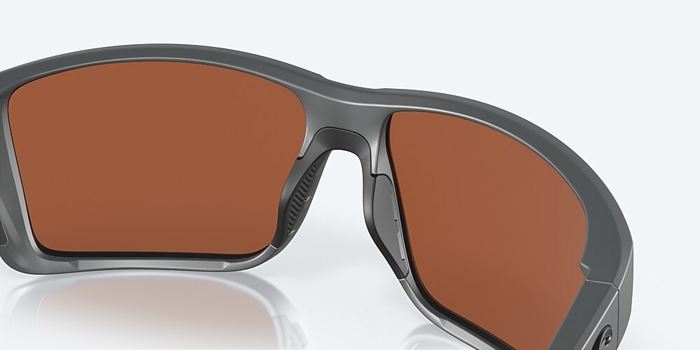 Costa Del Mar Reefton PRO - Matte Gray - Green Mirror Polarized Glass (580G)