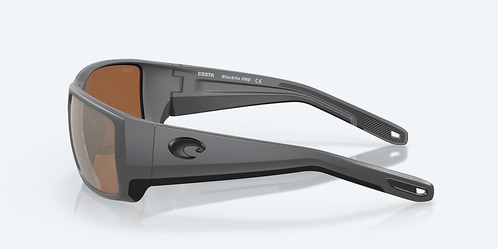 Costa Del Mar Blackfin PRO - Matte Gray - Copper Silver Mirror Polarized Glass (580G)