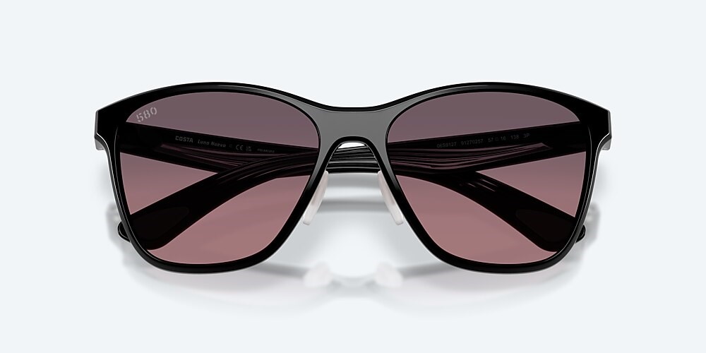 Costa Del Mar Luna Nueva - Black - Rose Gradient Polarized Glass (580G)
