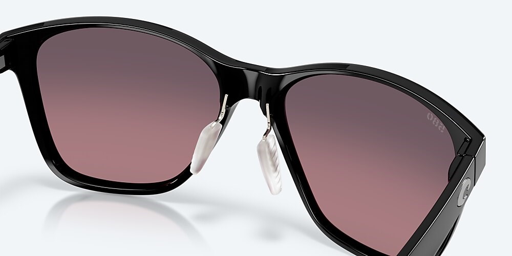 Costa Del Mar Luna Nueva - Black - Rose Gradient Polarized Glass (580G)