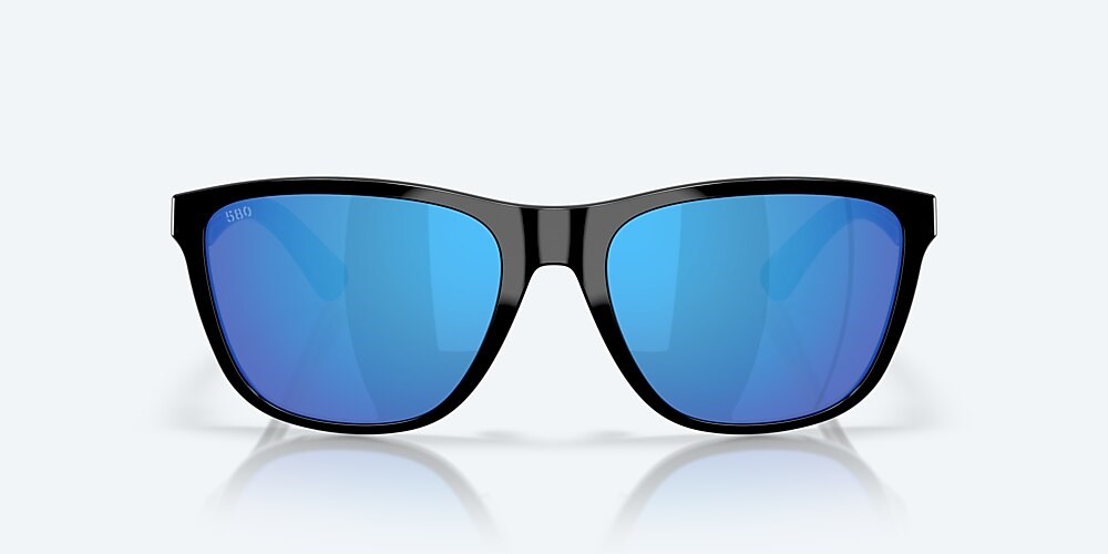 Costa Del Mar Corrientes - Black - Blue Mirror Polarized Glass (580G)
