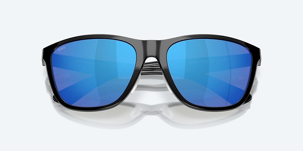Costa Del Mar Corrientes - Black - Blue Mirror Polarized Glass (580G)