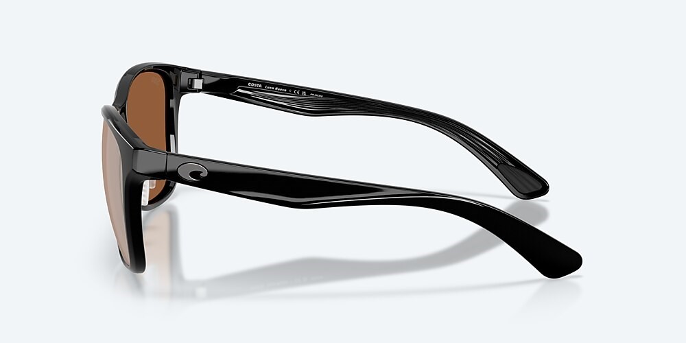 Costa Del Mar Luna Nueva - Black - Copper Silver Mirror Polarized Glass (580G)