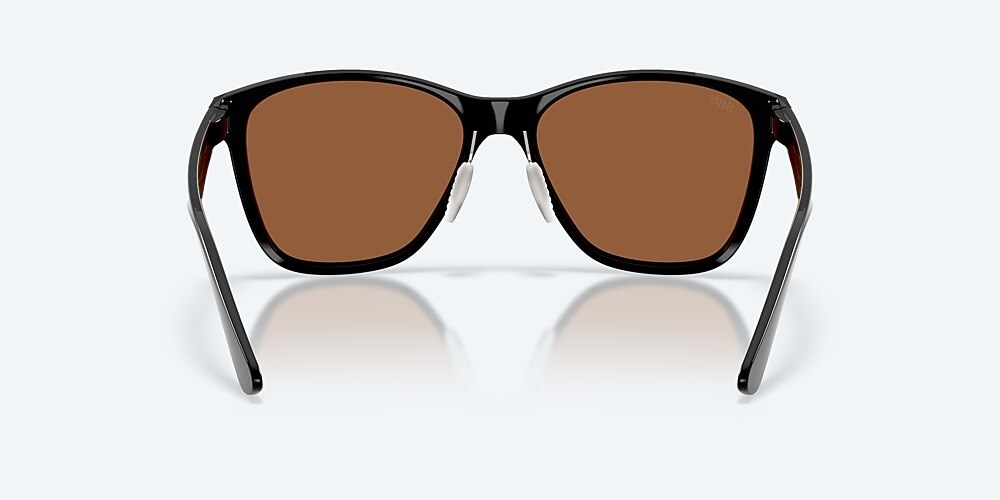 Costa Del Mar Luna Nueva - Black - Copper Silver Mirror Polarized Glass (580G)