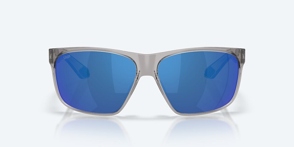 Costa Del Mar Trades - Gray Crystal - Blue Mirror Polarized Polycarbonate (580P)