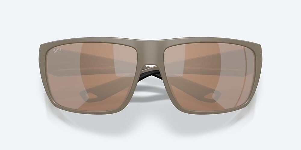 Costa Del Mar Fly Line - Matte Sand - Copper Silver Mirror Polarized Glass (580G)