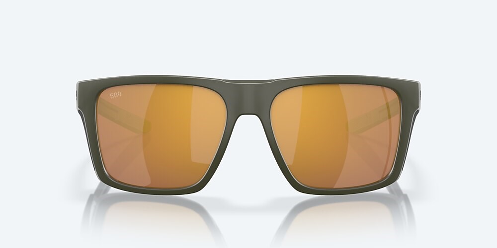 Costa Del Mar Lido - Matte Olive - Gold Mirror Polarized Glass (580G)
