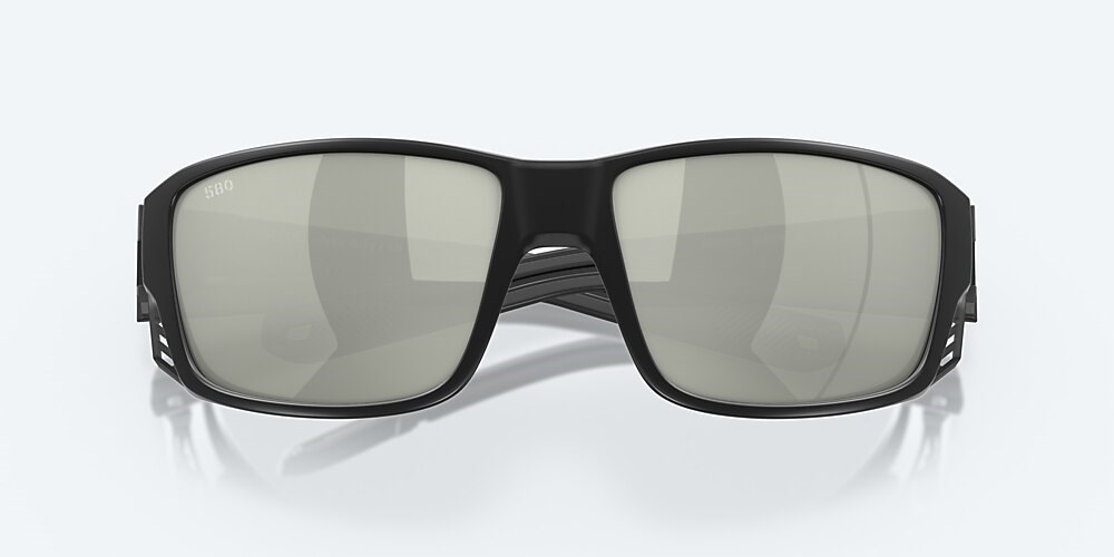 Costa Del Mar Tuna Alley PRO - Matte Black - Gray Silver Mirror Polarized Glass (580G)