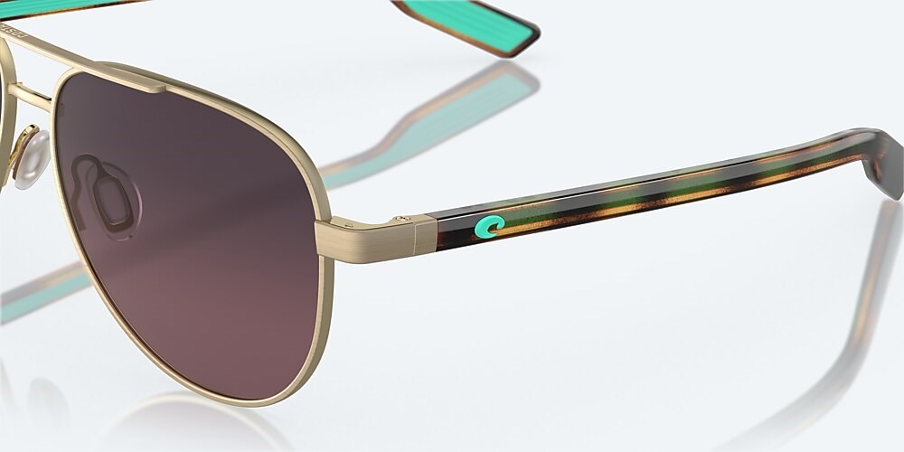 Costa Del Mar Peli - Brushed Gold - Rose Gradient Polarized Glass (580G)