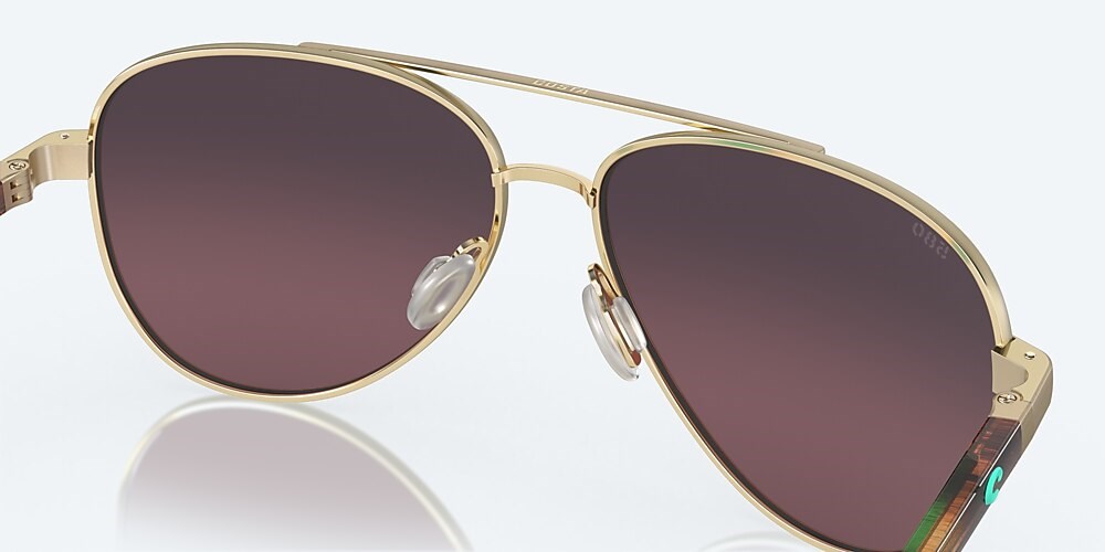 Costa Del Mar Peli - Brushed Gold - Rose Gradient Polarized Glass (580G)