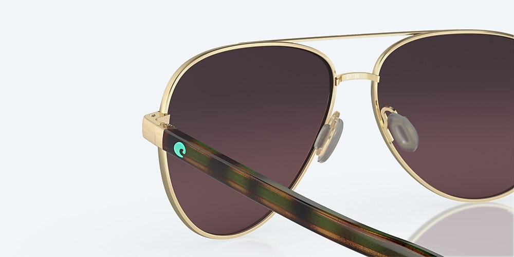 Costa Del Mar Peli - Brushed Gold - Rose Gradient Polarized Glass (580G)