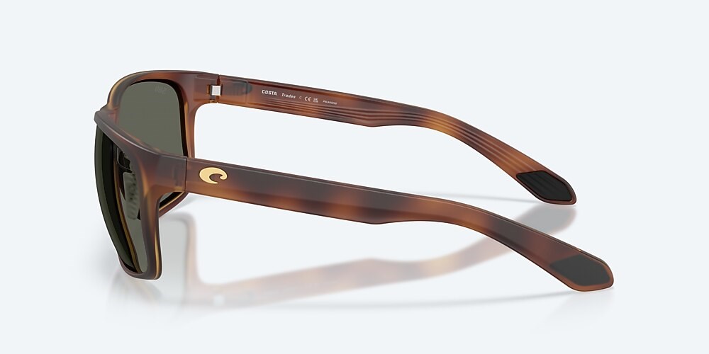 Costa Del Mar Trades - Matte Tortoise - Gray Polarized Glass (580G)