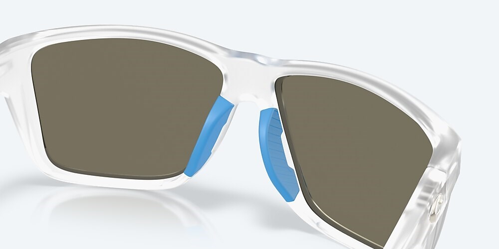 Costa Del Mar Broadbill II - Matte Clear - Blue Mirror Polarized Glass (580G)