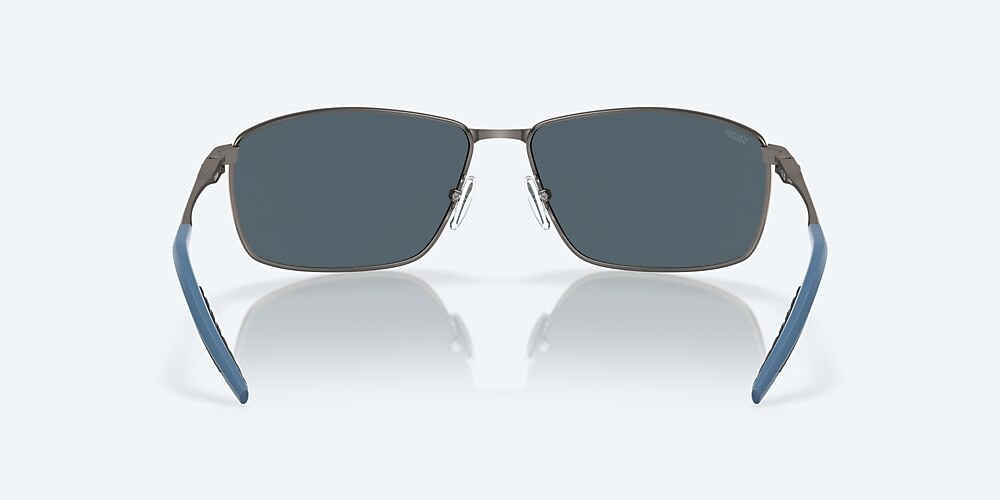 Costa Del Mar Turret - Matte Dark Gunmetal - Gray Silver Mirror Polarized Polycarbonate (580P)