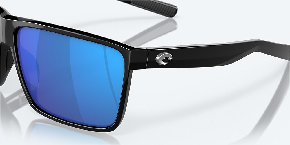Costa Del Mar Rincon - Shiny Black - Blue Mirror Polarized Glass (580G)