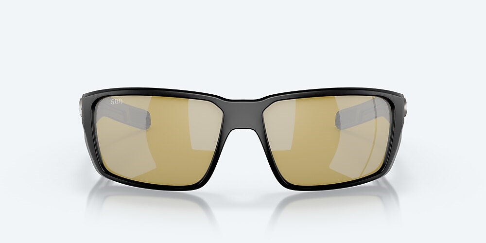 Costa Del Mar Fantail PRO - Matte Black - Sunrise Silver Mirror Polarized Glass (580G)