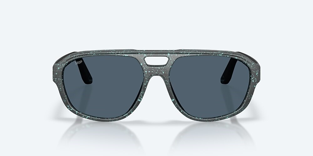 Costa Del Mar Street Heat - Matte Aqua Drip - Gray Polarized Polycarbonate (580P)