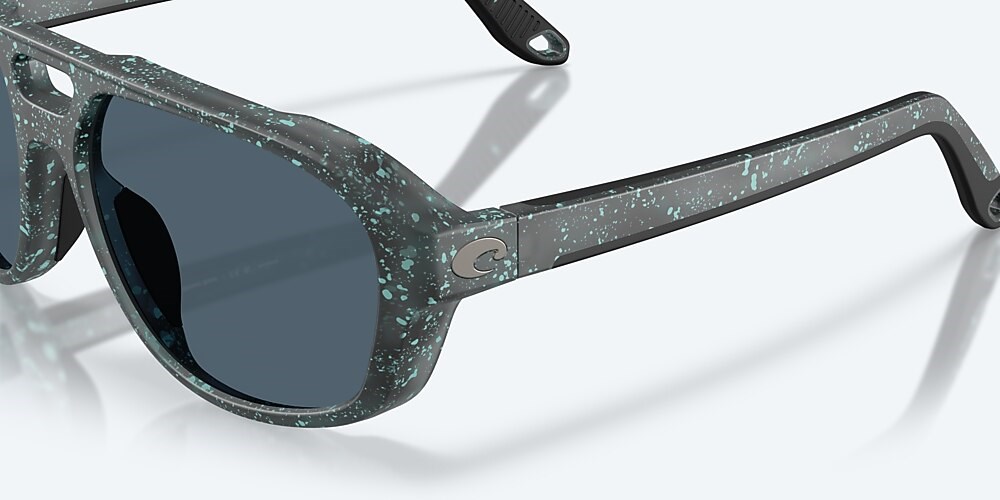 Costa Del Mar Street Heat - Matte Aqua Drip - Gray Polarized Polycarbonate (580P)