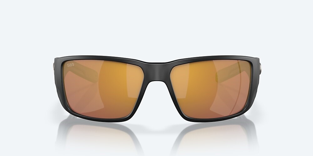 Costa Del Mar Blackfin PRO - Matte Black - Gold Mirror Polarized Glass (580G)