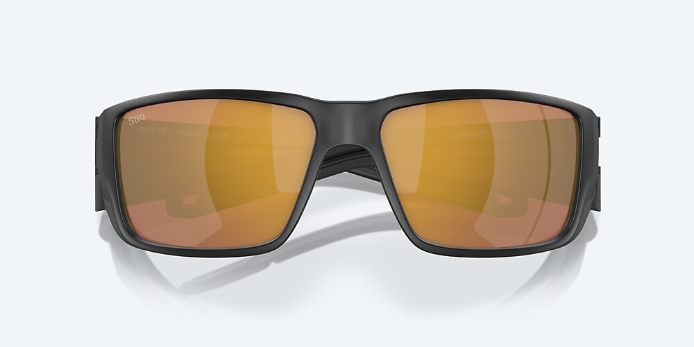 Costa Del Mar Blackfin PRO - Matte Black - Gold Mirror Polarized Glass (580G)