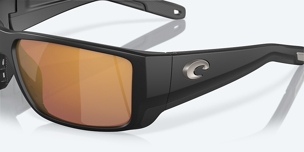 Costa Del Mar Blackfin PRO - Matte Black - Gold Mirror Polarized Glass (580G)