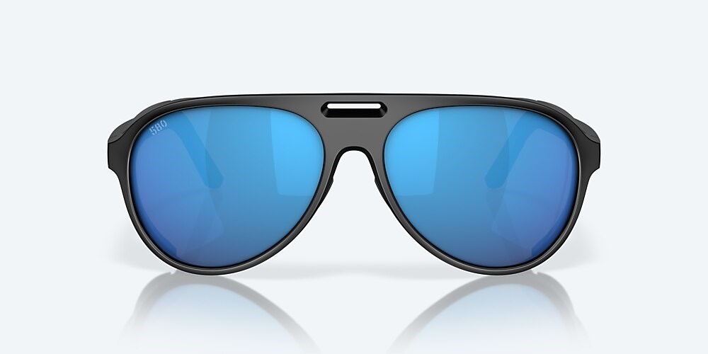 Costa Del Mar Grand Catalina - Matte Black - Blue Mirror Polarized Glass (580G)