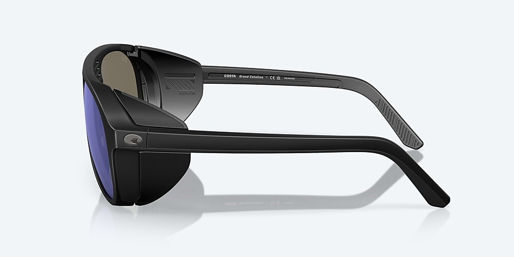 Costa Del Mar Grand Catalina - Matte Black - Blue Mirror Polarized Glass (580G)