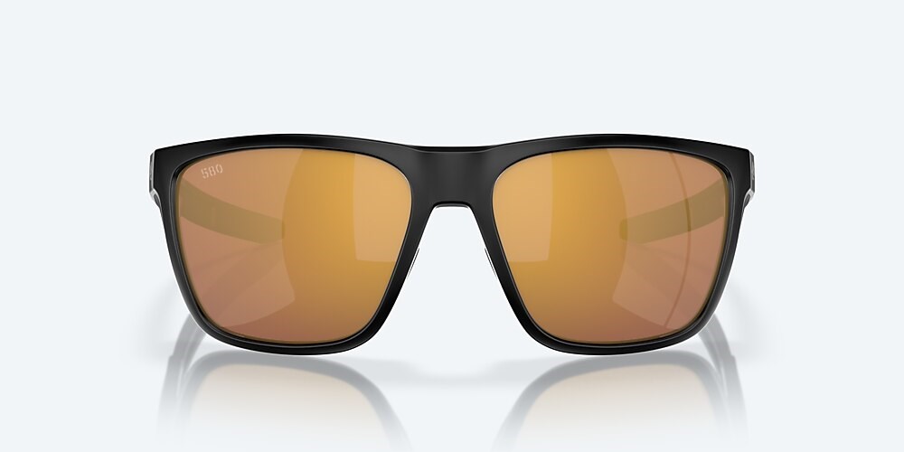 Costa Del Mar Ferg - Matte Black - Gold Mirror Polarized Glass (580G)