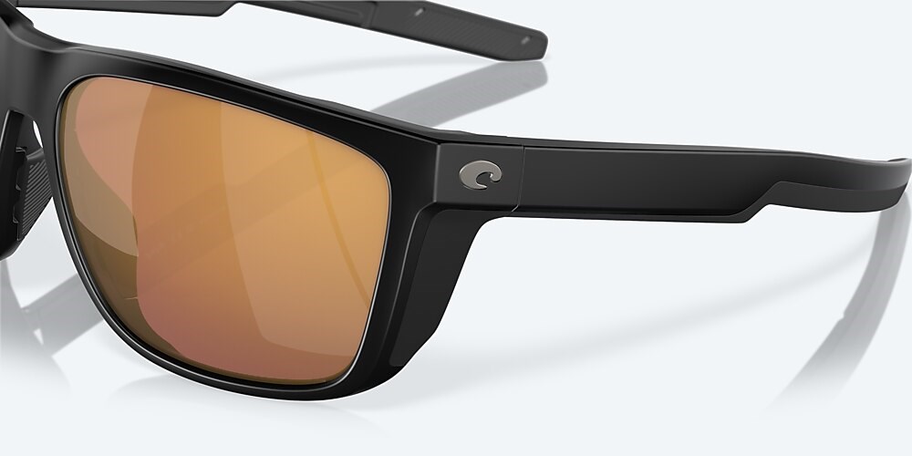 Costa Del Mar Ferg - Matte Black - Gold Mirror Polarized Glass (580G)